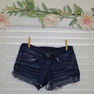 Rue21 – Mid Rise Dark Blue Denim Shorts